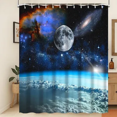 Immagine prodotto di Tenda da doccia impermeabile con motivo a cielo stellato
