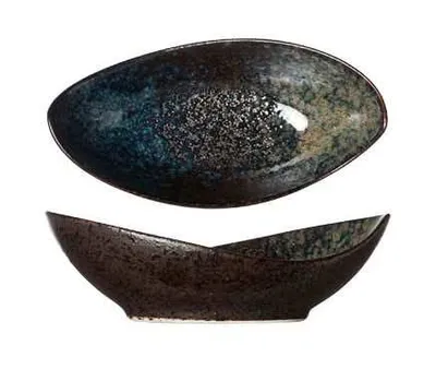 Zdjęcie produktu dla Elegancka i modna miska "Schüssel Black Yoru", owalna, 16 x 8 cm