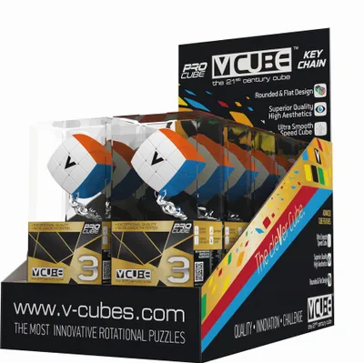 Produktbild von V-Cube - Zauberwürfel Anhänger gewölbt 3x3x3