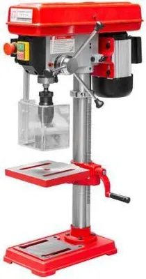 Produktbild von Holzmann SB4115N_400V, Tischbohrmaschine, Schwarz, Rot, Edelstahl, IP54, 2500 RPM, 6 cm, 193 x 200 mm