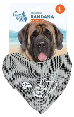 Immagine prodotto di Coolpets Bandana rinfrescante Beige L