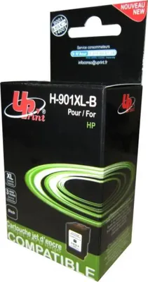 Image de Encre compatible UPrint avec CC654AE, HP 901XL, H-901XLB, noir, 20ml