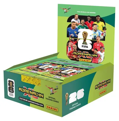 FIFA WM 2026 Adrenalyn XL Sammelkarten – Fatpack Box, 260 Karten