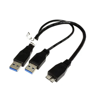 Obrázek produktu pro Goobay 95746, 0,3 m, USB A, Micro-USB B, USB 3.2 Gen 1 (3.1 Gen 1), Samec/samec, Černá
