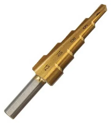 Image de Falon-Tech Foret conique étagé HSS Titane 4-12 mm