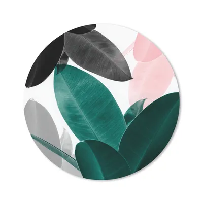 Produktbild von MuchoWow® Mauspad Mousepad Pflanzen - Grün - Natur - Blätter 50x50 cm - Mousepads - Maus Mat - Pad - Mausunterlage - Vinyl
