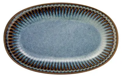 Produktbild von Greengate Alice Oyster Blue Teller Oval