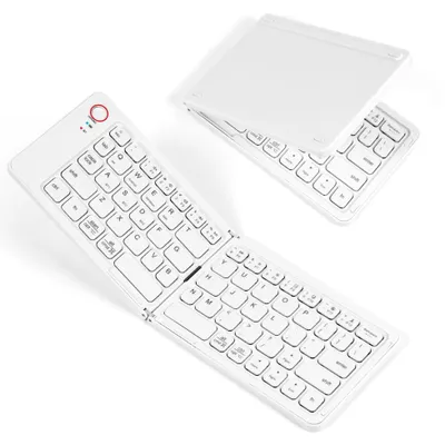 Obrázok produktu pre Skladacie Bluetooth klávesnica, kompaktná, vhodná pre tablety a smartfóny, s numerickou klávesnicou