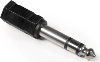 Produktbild von Kopfhöhrer-Adapter HOLLYWOOD AUX Klinke 3,5mm auf 6,35mm Stereo