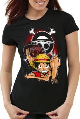 Produktbild von style3 Monkey D. Ruffy Damen T-Shirt strohhut bande anime manga, Größe:S