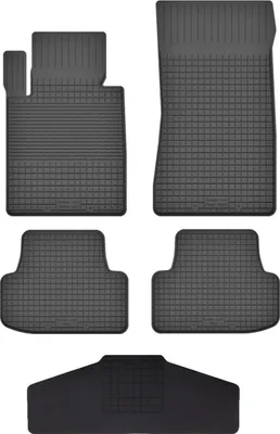Produktbild von Gummi Fußmatten Set Für: Bmw I4 G26 (2021-2022) Gummimatten Schwarz