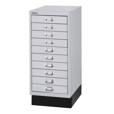 Produktbild von BISLEY MultiDrawer™ L2910S Schubladenschrank silber 10 Schubladen 27,8 x 38,0 x 67,0 cm