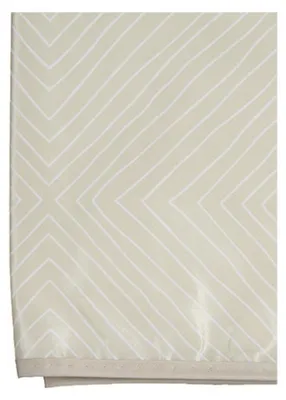 Produktbild von Wachstuch/Tischdecke beige mit grafischem Muster 140 x 180 cm