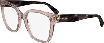 Produktbild von Longchamp LO2745 N Transparent rose/havana 54/17/140 Damen Brillen