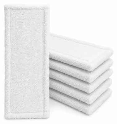 Produktbild von 20 Stück Mopbezug 40 cm Mikrofaser – Profi Wischmopp Bezug für Klapphalter | Wischbezug Ersatz für Bodenreinigung Haushalt, Büro & Gewerbe | waschbar 60–95°C fusselfrei