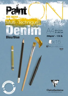 Produktbild von Clairefontaine 975701C, Kunstpapier, 200 g/m², 15 Blätter