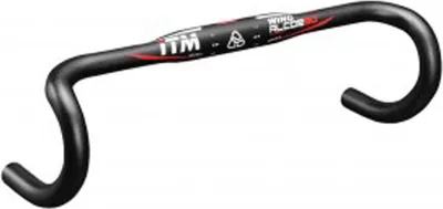 Produktbild von Rennlenkerbügel ITM Alcor 80 Alu 6061 Ø31,8 mm,420mm,schwarz anodisiert
