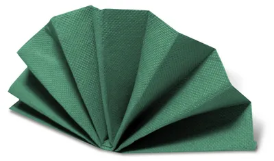 Produktbild von 50x Servietten DekoStar 38 x 38 cm dunkelgrün