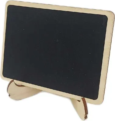 Obrázok produktu pre AmazonBasics Drevené stojany Sada 20 sponiek Čierna Mini Základná fotografia Maľovanie Easel Plastové Umelec Dodávky