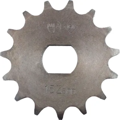 Produktbild von Antriebskettenrad, Ritzel aus hochwertigem Stahl, 15 Zahn für Simson S51 S53 S70 SR50 SR80 KR51/2