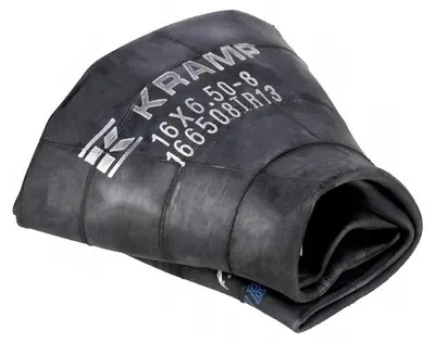 Image de Tuyau renforcé pour tracteur, dimensions 16x6.50-8, avec valve droite TR13