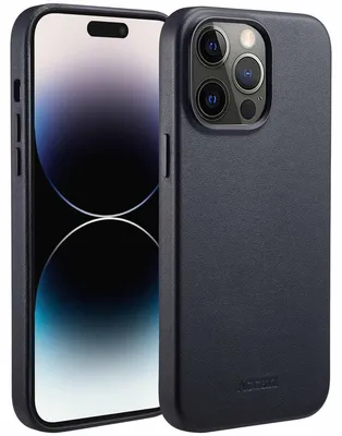 Imagen del producto de Funda de Cuero con MagSafe para Apple iPhone 14 Pro Max - Onyx Black