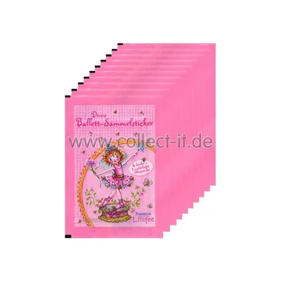 Produktbild von Prinzessin Lillifee - Ballett-Sammelsticker - 10 Tüten