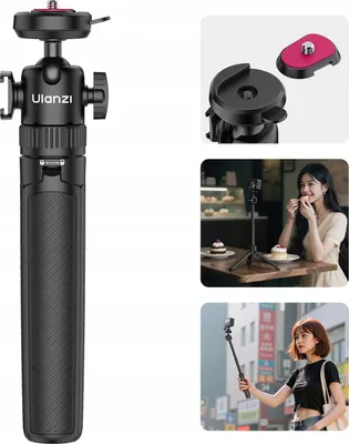 Zdjęcie produktu dla Statyw Selfie Stick 2w1 na Telefon Aparat Kamerę Quick Release Ulanzi / MT90