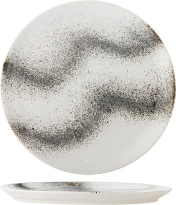Produktbild von Bloomingville Essteller PAULA Grau Weiß 26 cm Keramik Teller