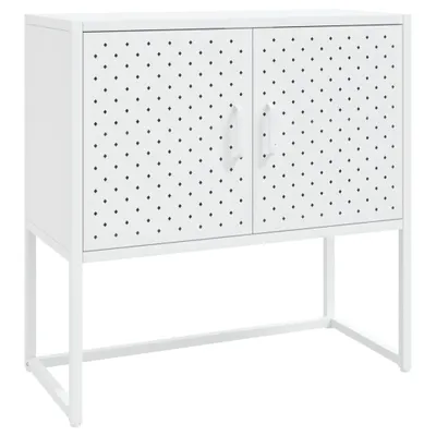 Obrázok produktu pre Komoda biela 75x35x75 cm oceľová