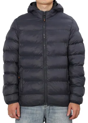 Productafbeelding van SolidKeus - Waterdichte Casual Winterjas met Afneembare Kap voor Mannen