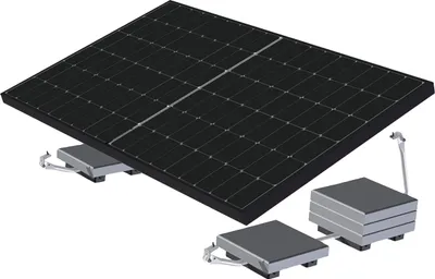 Produktbild von 3 Stück Montage Set Flachdach ValkBox 3 Solarmodul PV