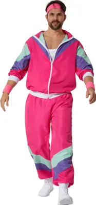 Produktbild von dressforfun® Herrenkostüm Retro 80er 90er Jahre Jogginganzug