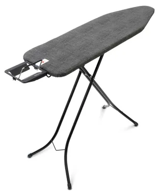 Produktbild von Brabantia Bügeltisch B + Bügeleisenhalter - 124 x 38 cm - Denim Schwarz