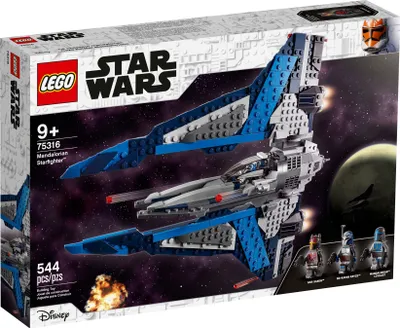 Zdjęcie produktu dla LEGO Star Wars Mandaloriański myśliwiec™, Zestaw do budowania, 9 lat(a), Plastik, 544 szt., 810 g
