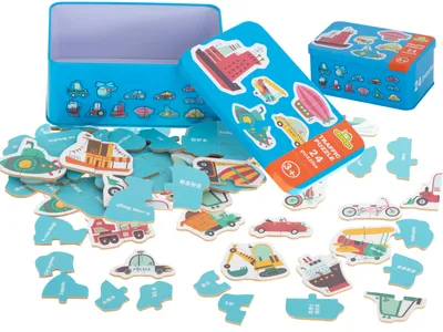 Obrázok produktu pre Aga Puzzle v plechovke VOZIDLÁ 24 dielikov