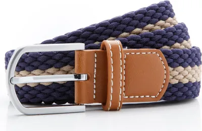 Obrázek produktu pro Asquith & Fox Pánský dvoubarevný proužkovaný pásek RW5539 (jedna velikost) (Navy/Khaki)