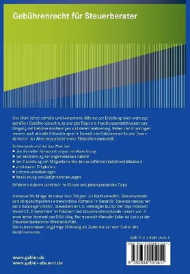 Produktbild von Gebührenrecht für Steuerberater