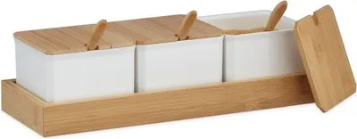 Immagine prodotto di Contenitore per spezie con cucchiaio e coperchio