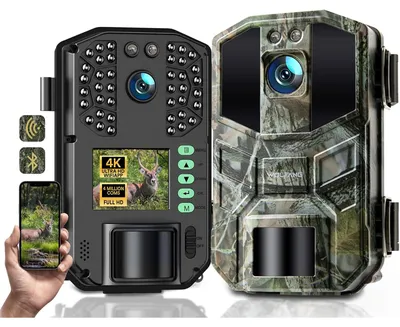 Productafbeelding van Wildcamera - 64 MP - 4K - Nachtzicht - WiFi - Ip66