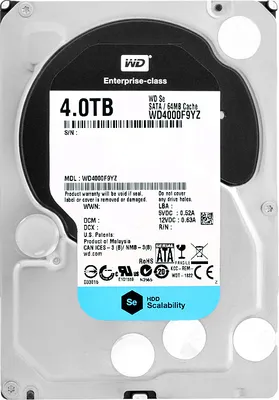 Produktbild von Western Digital 4TB Se, 4 TB, 7200 RPM, 64 MB, 3.5", Serial ATA III