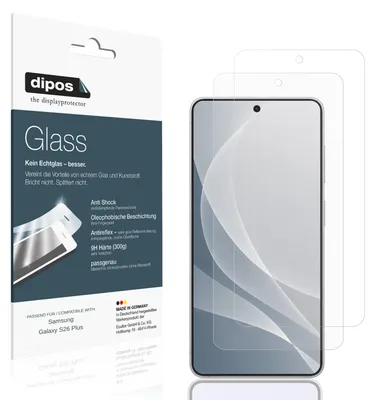 Image de 2x Protection ecrán pour Samsung Galaxy S26 Plus mat Verre souple Film Protecteur 9H dipos
