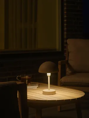 Obrázok produktu pre Nordlux ELLEN LED vonkajšie dobíjateľné svetlo Teplá biela Stmievateľné 2,5 W Béžová IP44 2418015009