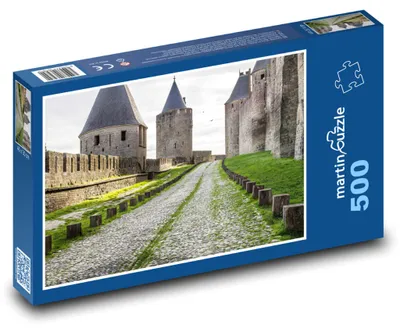 Obrázek produktu pro Puzzle 500 Středověká pevnost v Carcassonne - martinpuzzle