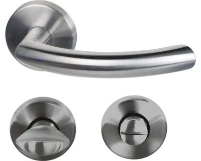 Produktbild von Alpertec WC-Rosettengarnitur Jillian Edelstahl silber rund