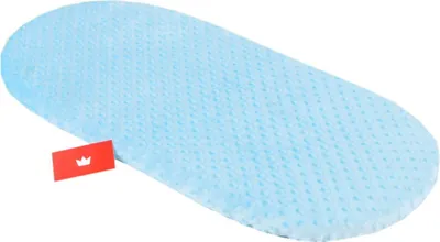 Produktbild von BABYLUX Spannbettlaken für Kinderwagen Spannbetttuch Bettlaken 4. Minky - Blau