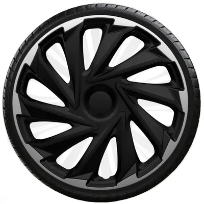 Produktbild von Radzierblende Misano  silber/schwarz 14 Zoll ABS Line