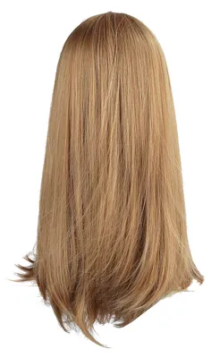 Productafbeelding van lc6083‑1 Gouden, lange, gladde pruik met pony, geschikt voor cosplay, verkleedpartijen, Halloween, 60 cm