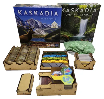 Immagine prodotto di Inserto per Cascadia e espansione – Organizer in HDF per giochi da tavolo
