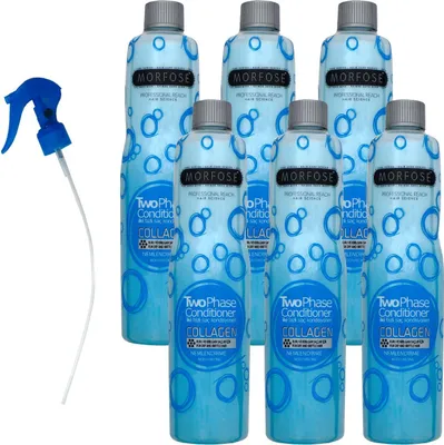 Produktbild von Morfose Reach Two Phase Collagen 6 x 400 ml Conditioner für gesundes Haar Set